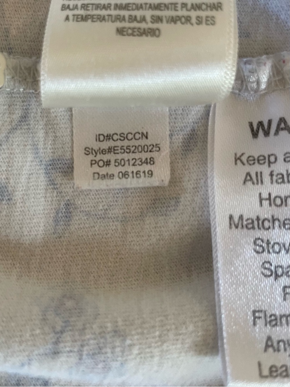 Eileen West Cotton Blue Floral Lace Yoke Nightgown Cottagecore Size XL Grandma - Picture 9 of 10
